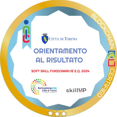 ORIENTAMENTO AL RISULTATO (Gold) - SOFT SKILL FUNZIONARI/IE EQ 2024